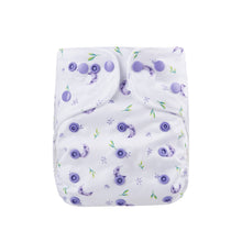 Load image into Gallery viewer, Fiyyah Pokkit nappy in Amethyst Dreams - Exclusive Peanut and Poppet cloth nappy