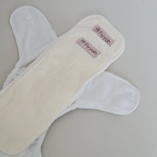 Load image into Gallery viewer, Inside look at the Fiyyah newborn Pokkit nappy with bamboo inserts - Peanut and Poppet UK