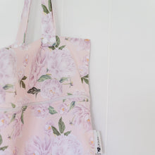 Load image into Gallery viewer, Designer Bums double pocket wet bag - Pure Peony - Reusable nappy bag - Peanut and Poppet UK