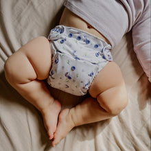 Load image into Gallery viewer, Toddler in a Fiyyah reusable cloth nappy - Amethyst Dreams - Peanut and Poppet