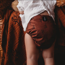 Load image into Gallery viewer, Child wearing Lighthouse Kids Company Supreme pocket nappy - Chamomile- Peanut and Poppet UK