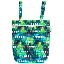 Load image into Gallery viewer, Designer Bums Twilight Moon Wet Bag - cloth nappy storage - Peanut and Poppet UK