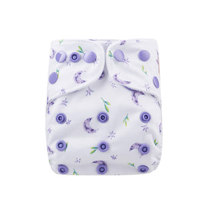 Fiyyah newborn Pokkit nappy exclusiove print - Amethyst Dreams by Peanut and Poppet UK