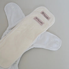 Load image into Gallery viewer, Inside look at the Fiyyah newborn Pokkit nappy with bamboo inserts - Peanut and Poppet UK
