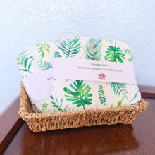 Load image into Gallery viewer, Sparrow Road Handmade reusable wipes - fern print cloth wipes - Peanut and Poppet UK
