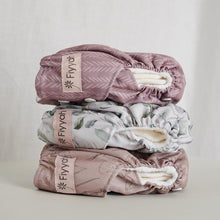 Load image into Gallery viewer, Stack of newborn Fiyyah Pokkit nappies - Peanut and Poppet
