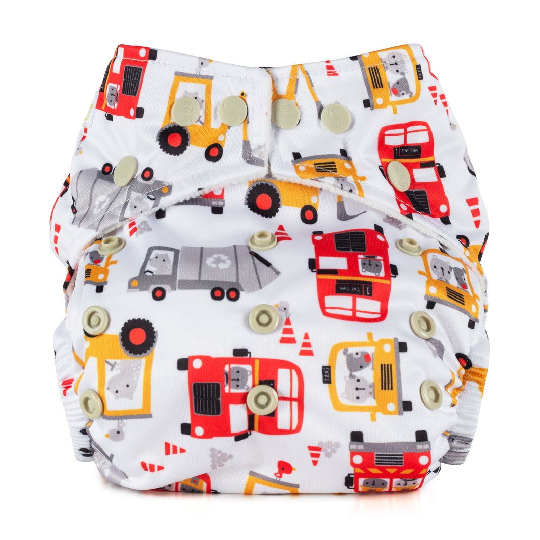 Baba and Boo transport one-size pocket nappy - cloth nappies - Peanut and Poppet UK