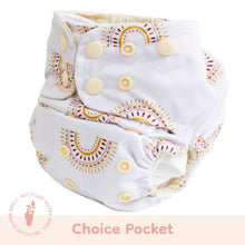 Load image into Gallery viewer, Cali Rainbow Lighthouse Kids supreme pocket nappy - Peanut and Poppet UK
