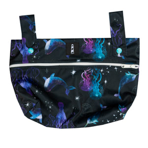 Ligthhouse Kids Company Cosmic Seas Small wet bag for reusable nappies and wipes - Peanut and Poppet UK