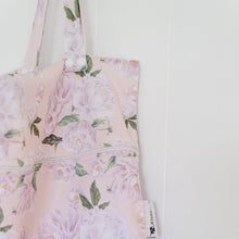 Load image into Gallery viewer, Designer Bums double pocket wet bag - Pure Peony - Reusable nappy bag - Peanut and Poppet UK
