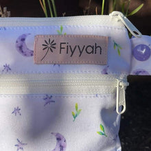 Load image into Gallery viewer, Fiyyah Amethyst Dreams mini wet bag exclusive to Peanut and Poppet
