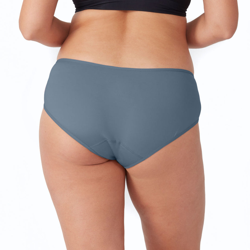 Period pants for light-medium flow by Love Luna UK - Blue eco-friendly period underwear - Peanut and Poppet UK
