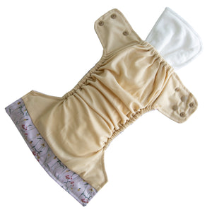 Inside Lighthouse Kids Company Supreme pocket nappy - Peanut and Poppet UK