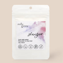 Load image into Gallery viewer, Milly &amp; Sissy fine and dry refill shampoo sachets - zero waste shampoo - Peanut and Poppet UK
