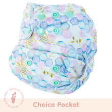 Load image into Gallery viewer, Opal Hive Lighthouse Kids supreme pocket nappy - Peanut and Poppet UK
