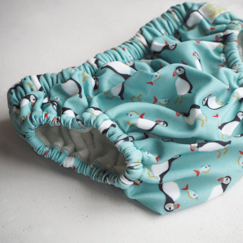 Baba and Boo Puffins swim nappy - Reusable swim nappies - Peanut and Poppet UK