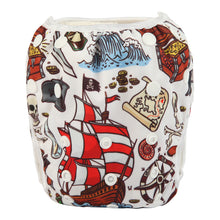 Load image into Gallery viewer, Sigzagor toddler reusable swim nappy - Pirate Ashore - Peanut and Poppet UK
