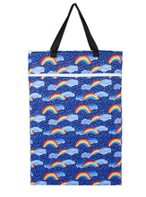 Load image into Gallery viewer, Sigzagor XL hanging wet bag nappy pail - After the Storm - Peanut and Poppet UK
