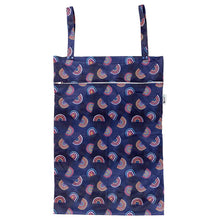 Load image into Gallery viewer, Designer Bums XL wet bag - nappy pail - Dark Prism Print - Peanut and Poppet UK

