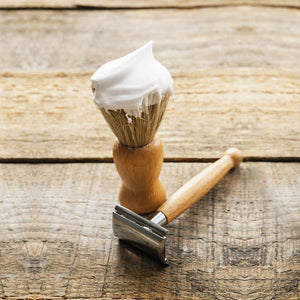 Ecovibe shaving brush - vegan - Peanut and Poppet UK