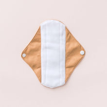 Load image into Gallery viewer, Little Lamb reusable panty liner in tan - eco friendly periods - Peanut and Poppet UK
