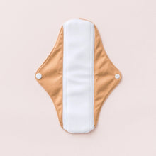 Load image into Gallery viewer, Little Lamb reusable period pad in tan - eco friendly periods - Peanut and Poppet UK
