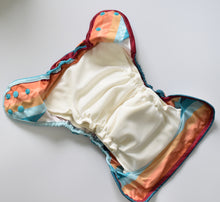 Load image into Gallery viewer, Inside of the Little Lovebum V2 All-in-one Everyday Cloth Nappy - Peanut and Poppet UK
