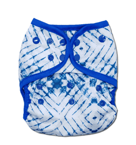 Indie (tie dye) Little Lovebum Everyday cloth nappy - all-in one cloth nappy - Peanut and Poppet UK