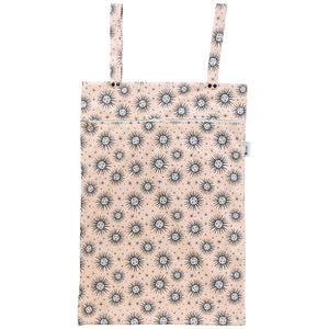 Designer Bums Sun and Stars XL wet bag - Cloth nappy pail storage - Peanut and Poppet UK