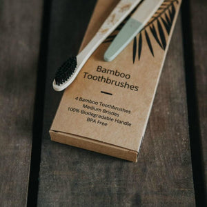 wild and Stone medium firmness bamboo toothbrush - Peanut and Poppet UK